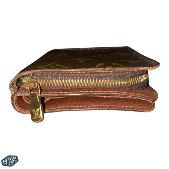 Louis Vuitton Vintage Monogram Canvas Leather Compact Snap Wallet - Picture 3 of 16